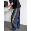 Pantalones deportivos casuales holgados de pierna recta para hombre, de primavera y verano, para pareja, estilo urbano, modernos, americanos