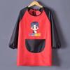 Ropa de estudio para bebés y niños cuhk ropa de cubierta jardín de infantes hombres y mujeres impermeable anti-desgaste ropa protectora estudiantes de arte impresión gratuita en otoño e invierno