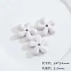 Flores coloridas de cerámica de cinco pétalos hechas a mano DIY materiales para decoración de joyas de collar pulsera accesorios
