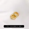 Cuentas Espaciadoras para Llantas de Oro Laminado de 14K que Conservan el Color con Circonita 10mm Pulsera de Cristal y Perla Hecha a Mano para DIY Accesorios de Joyería
