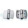Accesorios de Ferretería para Mamparas de Baño Bisagras Planas para Puertas Bisagras para Puertas Plegables Acero Inoxidable 304 Bisagra de Cierre Automático para Puertas de Baños Públicos