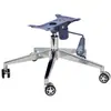 Base Giratoria de Aleación de Aluminio de Cinco Garras para Silla de Oficina, Soporte de Asiento, Silla de Computadora para Ocio, Silla Mecedora para Trabajar, Base Elevable