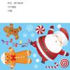Adesivos de Natal Transfronteiriços Adesivos de Parede Adesivos Eletrostáticos Adesivos para Vidro de Janela Papai Noel Alce Presente Decorações de Janela