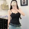 Camisola Branca Floral Sexy de Renda Estilo Ballet para Mulheres Meninas Quentes Usarem por Dentro e por Fora Cintura Bm Top Verão