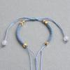 Pulsera de joyería con nudo diamante tejida a mano cuerda roja ajustable semiterminada diy gratis Usar moda clásico