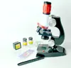 Microscópio de celular infantil microscópio científico brinquedo conjunto de ciência e educação dispositivo de experimento para aluno do ensino fundamental