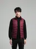 Chaleco Ligero Versátil para Hombre Nuevo de Invierno con Cuello Alto Capa Interior Capa Exterior Chaleco Fino de Gilet Otoño Invierno Chaleco Cálido