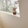 Tecido de Pelúcia Desenho Animado Urso Urso em Pé Forma de Animal Acessórios Broche Bolsa Decorativa Roupas Cachecol Acessórios