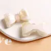 Acetato Brillante Iridiscente Transparente de Hielo Lazo Bicolor Accesorio para el Cabello DIY Pasador Parche Decoración Pasador para el Cabello de Mujer