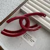 ¡Serie Roja de Año Nuevo! Pinza Grande para Agarrar Carta Etiqueta Dorada Parte Posterior de la Cabeza Pinza Tiburón para el Cabello Accesorios para el Cabello Sombrerería Horquilla Agarre para el Cabello