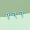 Tornillos Ojo de Oveja de Hierro Pintado en Spray de Colores, Clavos de Cuerno de Oveja, Materiales para Llaveros, Accesorios para Joyería Hecha a Mano DIY