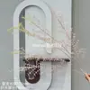 Hierba de coral artificial, hierba dorada, con follaje denso y esponjoso, plantas verde dopamina, espigas de arroz temáticas de otoño y hojas decorativas para bodas
