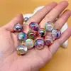 Três cores galvanizadas olho de gato AB cor mágica brilhante contas soltas diy corrente para celular com contas bolsa de mão joia pulseira acessórios de cabelo