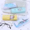 Versión coreana de caja para gafas, tinta creativa, moda, hombres y mujeres, miopía, dibujos animados, fabricantes, impresión gratuita, cuadrada de alta gama, almacenamiento de PU