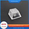 R4R3 teclado mecânico totalmente transparente tampa ABS transparente não gravado fino fosco original alta multi-cor chave de personalidade