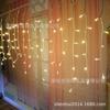 Cortina de luces LED con forma de onda de hielo, luces de colores para vacaciones, cadena de luces de 3,5 m