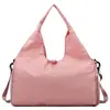Bolsa deportiva perlada para fitness con separación de seco y húmedo, bolsa de entrenamiento de natación, bolsa de hombro portátil para yoga, bolsa ligera de maternidad para mujeres embarazadas