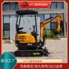 Escavadeira pequena capaz de entrar no elevador com gancho quebrado da casa da esteira rolante Escavadeira pequena de 1,3 toneladas
