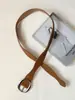 Cinto de Couro Vintage com Tachas para Mulheres, Larga, Versátil, Tendência Estilo Ins, Design Simples e Fashion