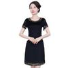 Novo vestido de seda de verão 2023 moda coreana saia de seda lisa roupas femininas para mães um consignado