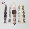 Paleta de Sombras Quadrada com Pulseira de Metal Adequada para Apple iWatch 11ª Geração 10/987