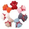 Ursinho Renda Atacado Toalha Quadrada de Fleece Coral Festival Aniversário Lua Cheia Celebração de Casamento Lembrancinha de Agradecimento Styling