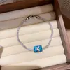 Nuevo Pulsera de Malla Redonda Retorcida con Circonita Diseño de Nicho de Moda Versátil para Viajes Diarios para Mujeres