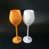 Venta Directa de Fábrica 130ml copa de vino panzona material PS copa de champán de plástico copa de plástico copa de vino