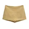 Ropa de mujer transfronteriza al por mayor nuevo gamuza francesa otoño e invierno cintura media ajustada a la cadera falda corta falda de traje profesional pantalones cortos