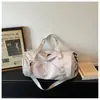 Bolsa de Viaje de Gran Capacidad para Mujer, Bolsa de Equipaje para Viajes de Negocios y Trayectos Diarios, Ligera, Compartimento Separado para Zapatos, Bolsa de Gimnasio, Bolsa de Almacenamiento Deportivo