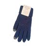 Guantes cálidos de invierno para estudiantes masculinos y femeninos, jacquard de fábrica directo, con pantalla táctil, forro polar grueso para amantes