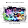 Pegatinas de Pared de Dibujos Animados Patrulla Canina Transfronterizas, Adhesivos de Pared Tridimensionales 3D para Decoración de Habitación Infantil, Impermeables, Autoadhesivos, Extraíbles