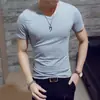 Camiseta de manga curta de cor sólida para o verão plus size aumento base shirt casual gordo gordo gordo extra grande jaqueta casual atacado