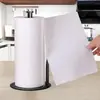 Portarrollos de Papel Moderno Minimalista para Encimera de Cocina Portarrollos Vertical de Fondo Redondo Estante de Almacenamiento para Rollos de Papel de Limpieza Film Conservante