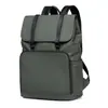 Bolsa de negocios impermeable de gran capacidad para portátil, bolsa de equipaje casual de color liso para viajes cortos de negocios, mochila ligera para estudiantes