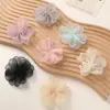 Versión coreana de exquisita atmósfera organza borde quemado florcitas cosidas a mano DIY accesorios para el cabello hechos a mano zapatos y calcetines accesorios de ropa