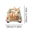 Pegatina autoadhesiva para ventana con diseño de conejo de Pascua transfronterizo, ideal para sala de estar, dormitorio, habitación infantil