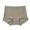 "Para una Vida Feliz" Calzoncillos tipo bóxer de Algodón Clase A para Mujer Algodón Puro 10A Antibacterianos Entrepierna Extendida Cintura Media