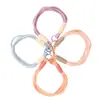 Lanyard Colorido Creativo de Doble Hilo con Doble Hebilla para Teléfono Móvil, Lanyard para Teléfono con Patrón Nudo Bloqueo de Color, Llavero, Accesorio para Bolso