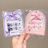 Uñas para Año Nuevo Infantil Pegatinas de Uñas para Nochevieja de Niñas Pegatinas de Uñas Sanrio Arte de Uñas Pegatinas para Dedos Kuromi Lindas para Nochevieja