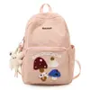 Mochila Bordada Linda Estilo Fresco para Estudiantes de Preparatoria para Niñas, Estilo Japonés Ligera de Gran Capacidad Casual para Tutorías