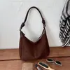 Bolso Retro de Gamuza Transfronterizo 2026 Nuevo Otoño/Invierno Bolso Cruzado Casual Estilo Coreano Simple para el Trabajo Bolso de Hombro Único Tipo Bollo