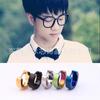 Pendientes de acero inoxidable con personalidad europea y americana de Amazon y eBay para hombres y mujeres, pendientes, versión coreana popular.