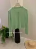 Suéter de Punto Calado de Encaje Pequeño, Suave y Lindo para Mujer, Estilo Coreano de Primavera, Top de Color Sólido Simple con Mangas Largas