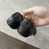 Zapatos vintage tipo Mary Jane redondos y bajos de piel de oveja con una sola tira y cierre de velcro, adecuados para ir al trabajo, zapatillas planas tipo ballet