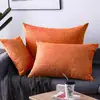 Almofada x Encosto Sala de Estar Almofada Decorativa Almofada Longa Tamanho Grande Capa de Sofá Retangular Laranja Cinza Azul Arroz Verde Rosa Amarelo Outros