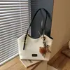 Bolsa Feminina Grande Capacidade Elegante para o Dia a Dia 2026 Outono Inicial Nova Bolsa de Ombro Único Bolsa Tote de Mão Tendência de Alto Estilo