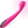 Mia g Punto Pantalla Digital Vibración de 9 Frecuencias Silicona Carga Magnética Masaje Femenino Av Stick Juguete Sexual Mayoreo