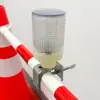 Luz de advertência de segurança movida a energia solar para obras rodoviárias, obstrução, guindaste de torre, cone de trânsito, luz de sinalização de barreira, luz estroboscópica externa