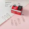 Fornecimento de fábrica escritório papelaria cor clipe de papel niquelado clipe de papel prateado criativo dos desenhos animados marcador 50mm